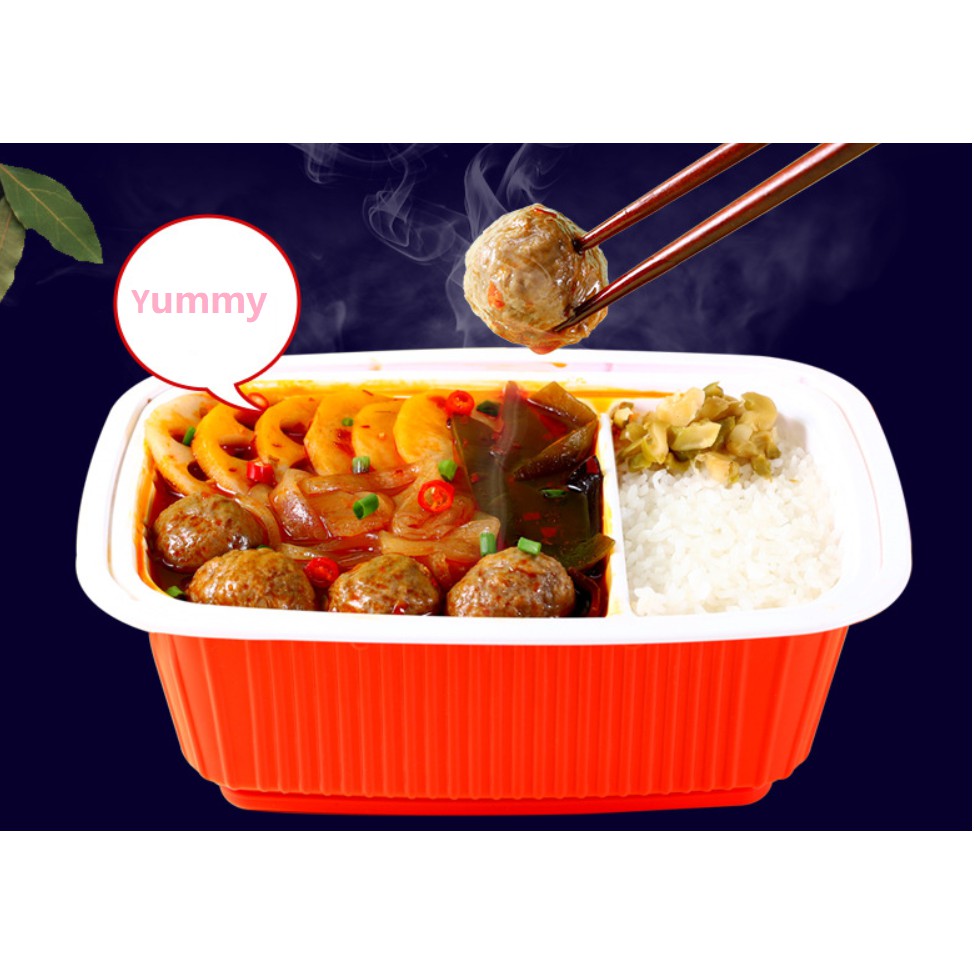 Lẩu cơm tự sôi 2 in 1