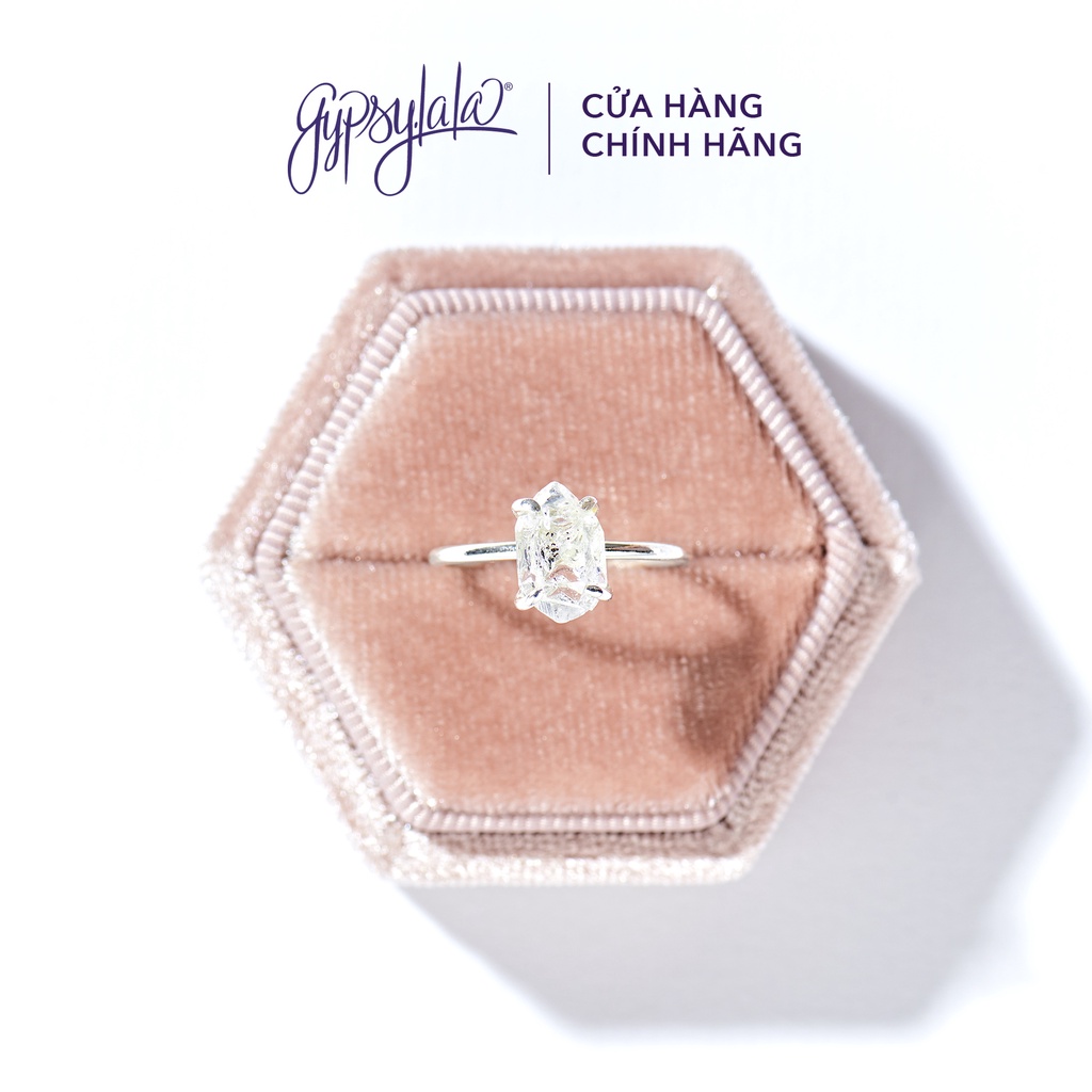 Nhẫn Thạch Anh Kim Cương Herkimer SP001936 Gypsy.lala