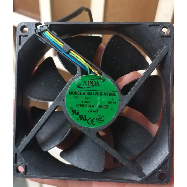 Fan quạt 9cm tản nhiệt máy tính hiệu DELTA, ADDA, FOXCONN dòng điện 12v, ampe 0.41, 0.5 và 0.6A, hàng tháo máy Server