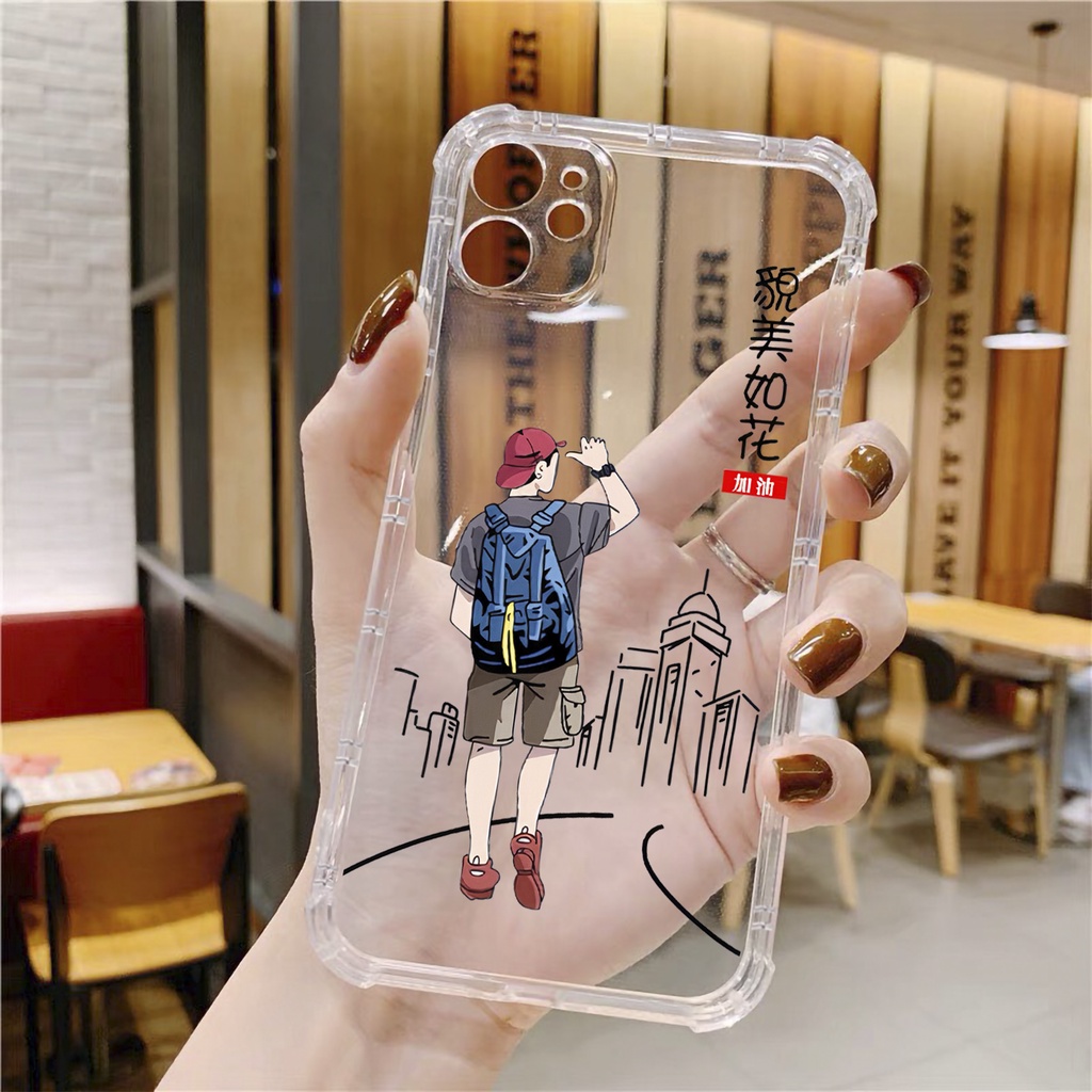 Ốp lưng iphone cặp đôi s.tu.de.nt chống sốc trong suốt case 14plus 14 pro max 13 12 promax 11 mini 6 6s 7 8 plus x xr xs