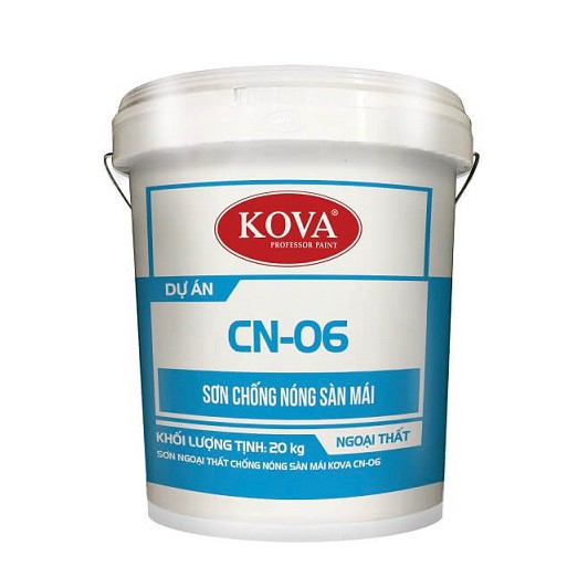 Sơn chống nóng sàn mái bê tông Kova CN-06 - Thùng 5Kg