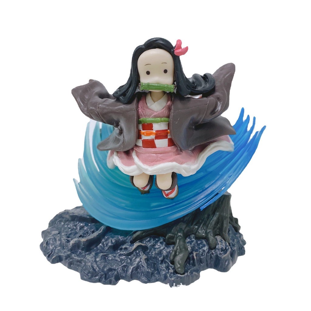 Mô hình Nezuko dễ thương có BOX  cao 12cm nặng 290g , figure anime Kamado Nezuko thanh gươm diệt quỷ, kimetsu no yaiba