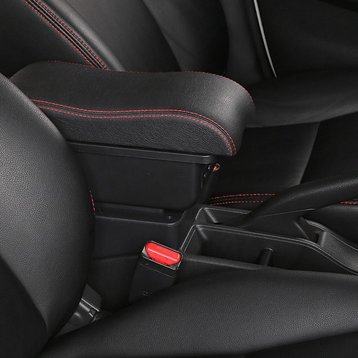 Hộp Tỳ Tay Xe Ô Tô Toyota Vios 2014-2017 Có Cổng Sạc TT02