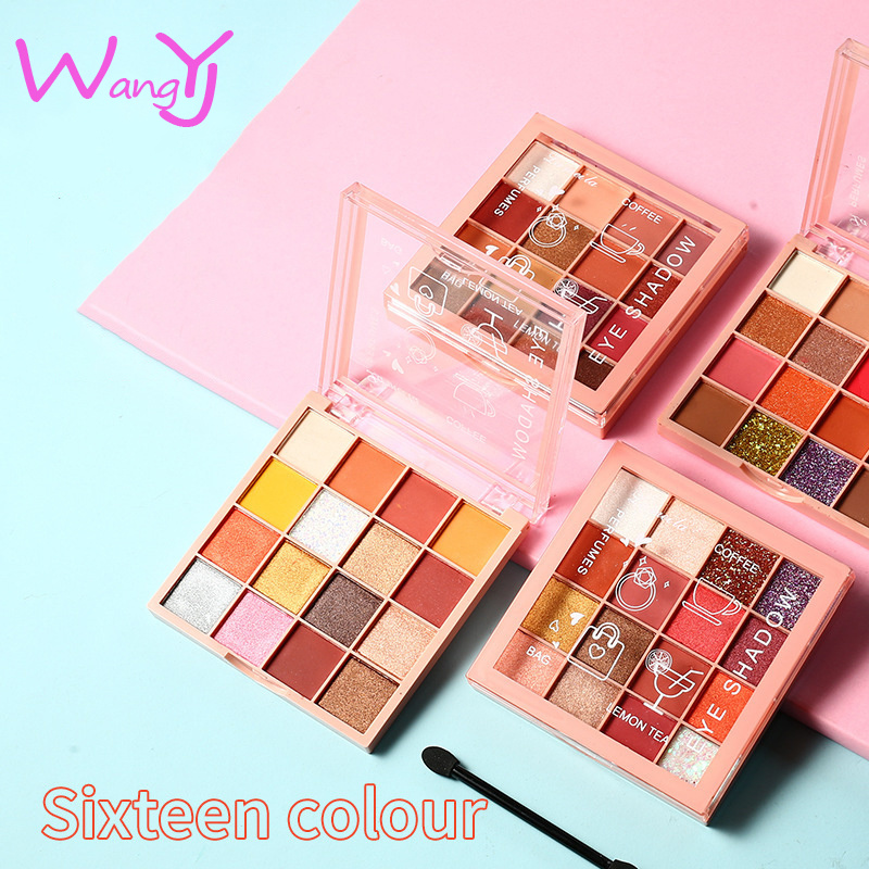 [Hàng mới về] Bảng Phấn Mắt 16 Màu Nhũ Ánh Ngọc Trai Lấp Lánh | BigBuy360 - bigbuy360.vn