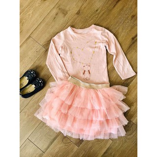 Chân váy hồng voan Primark dư xịn