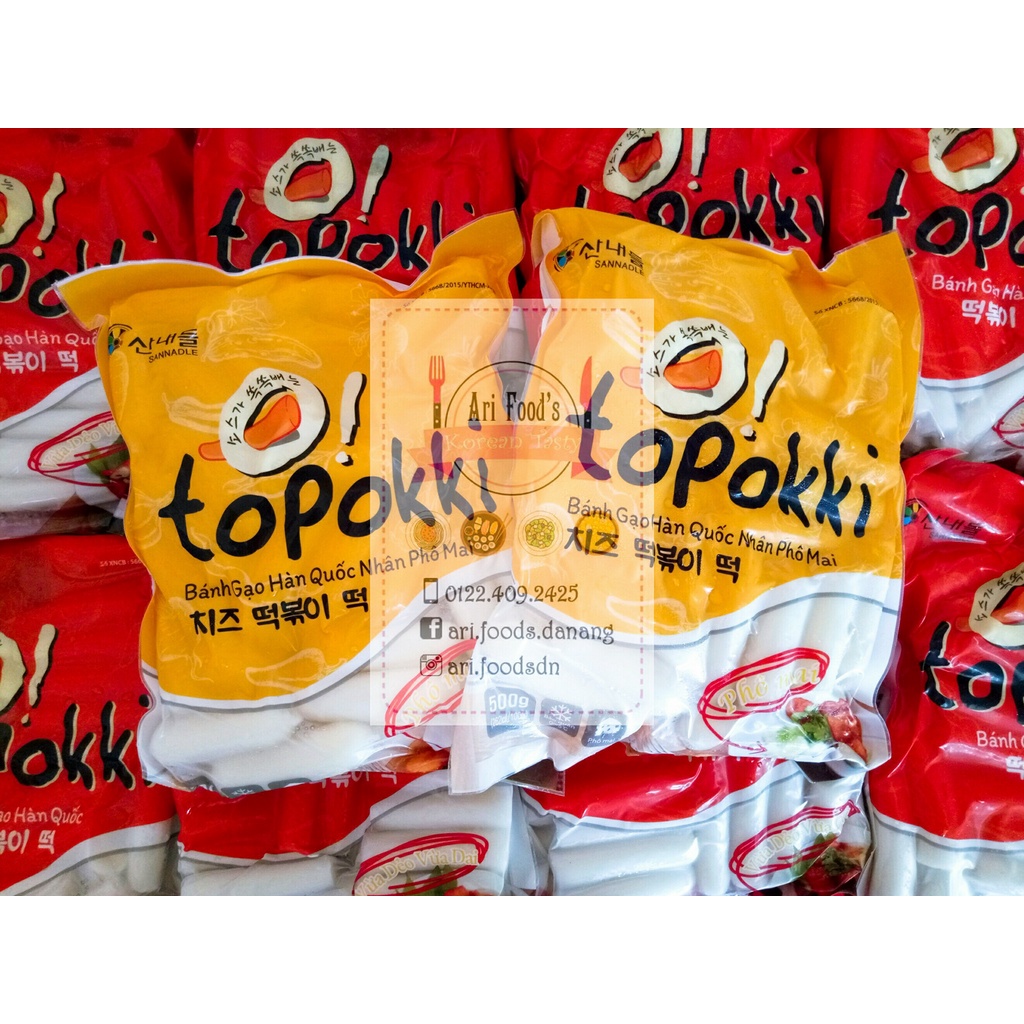 Tokbokki Truyền Thống 500gram Không Kèm Sốt