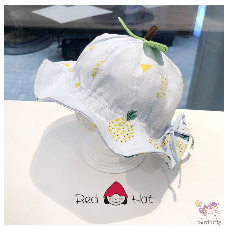 Mũ tai bèo hình quả dứa/hoa lá cho bé trai và bé gái