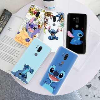 Ốp điện thoại trong suốt hình Stitch cho LG G5 G6 G7 G8 THINQ K9 K11 Q60 V20 V30 V30S V35 V40 Tr112