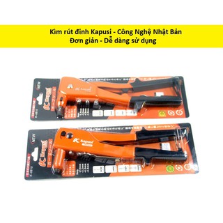 Kìm rút rive Kapusi cầm tay - Kiềm rút đinh tán rive Hàng xịn chuẩn Nhật
