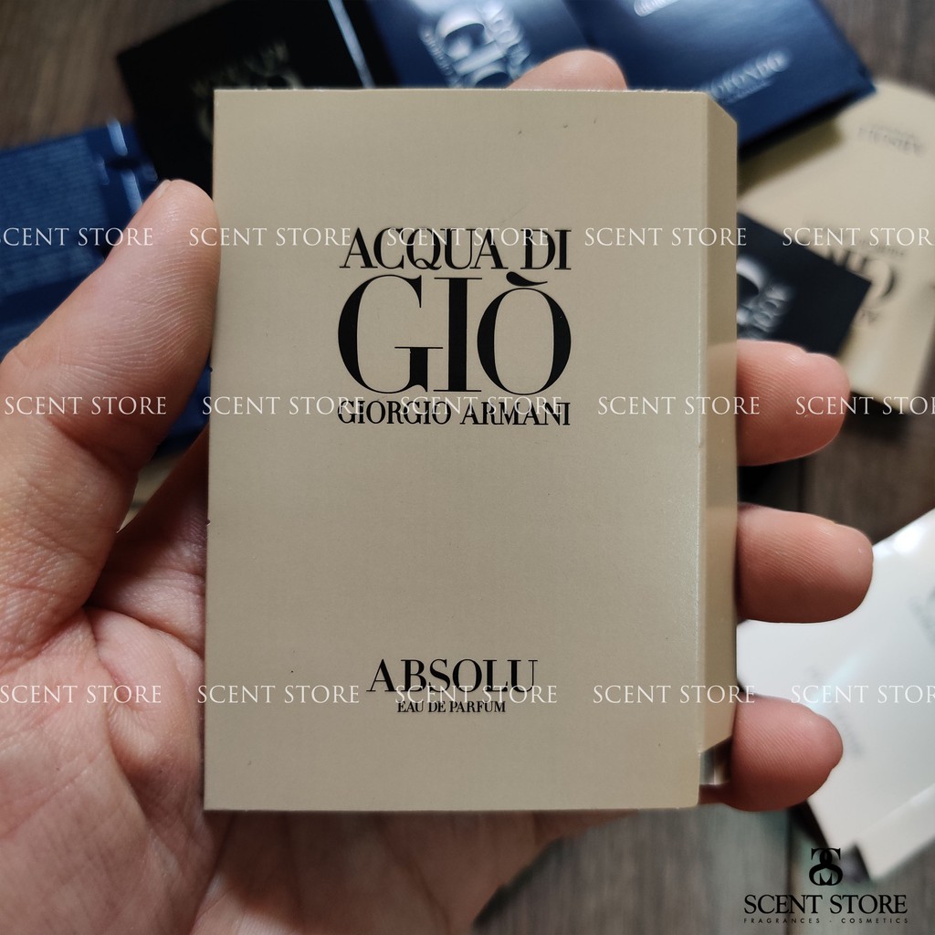 Scentstorevn - Vial chính hãng nước hoa Armani Gio Pour Homme, Profumo, Absolu, Profondo [1.2ml]