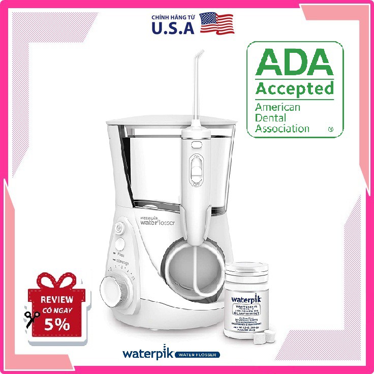 ✅ Máy Tăm Nước Gia Đình Waterpik WF05 | WF06 | Waterpik Whitening Water Flosser