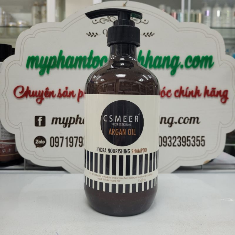 (CHÍNH HÃNG 100%) LẺ DẦU GỘI HOẶC DẦU XẢ CSMEER ARGAN OIL CHÍNH HÃNG CÔNG TY 500ml - 750ml