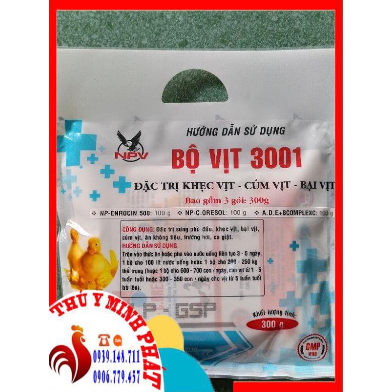 BỘ VỊT 3001 ( gồm 3 gói trong 1)