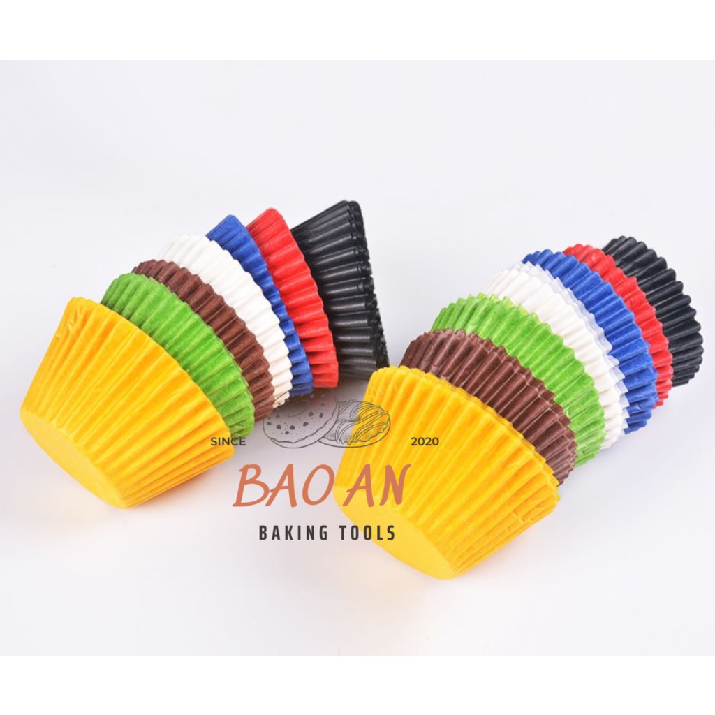 Cup giấy nến mềm lót bánh lốc 500 - 1000 cái