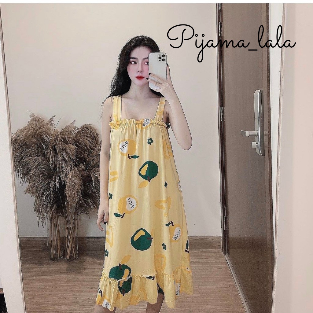 🌹Váy Ngủ Đẹp 🌹 Váy Ngủ Nữ 2 Dây Bản to Họa Tiết Xinh Xắn Chất Mát  Siêu Hót | BigBuy360 - bigbuy360.vn