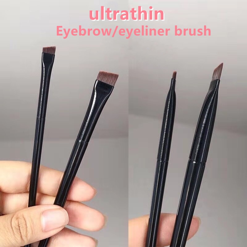 [Hàng mới về] Cọ kẻ mắt/ Cọ kẻ lông mày đầu xiên nhỏ gọn chuyên dụng cho trang điểm
