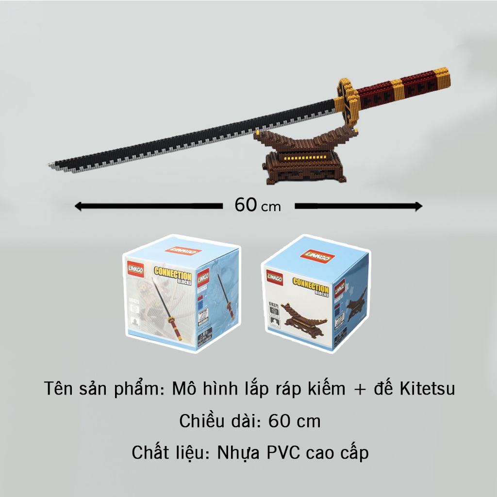 Mô hình lắp ráp One Piece kiếm đồ chơi Zoro Enma Ichimonji Kitetsu Shusui mô hình đồ chơi Zoro One Piece Haki Shop