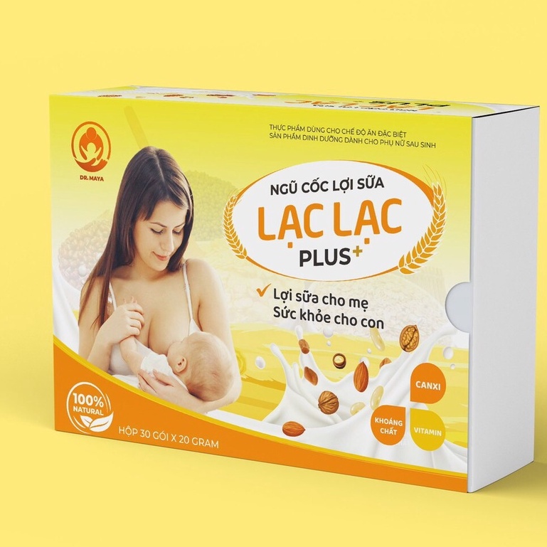 (Tặng Nước rửa bình Dnee)Ngũ cốc lợi sữa mẫu mới Plus MOTHER SECRET (LẠC LẠC)