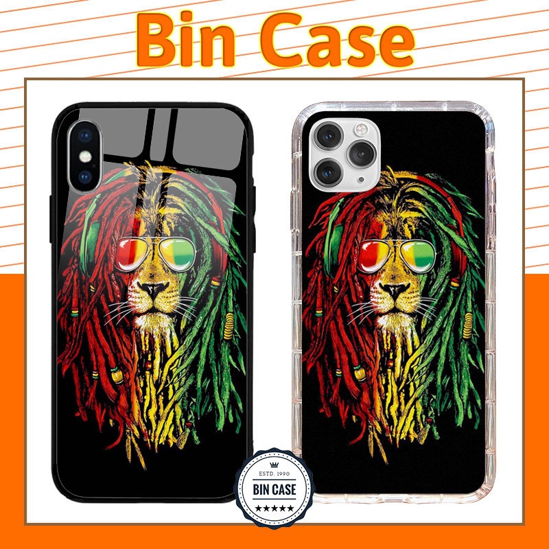 🔥Ốp iPhone X XS Hay Ho In Hình Sư Tử Rasta 🔥Ốp BOB MARLEY Đẹp iphone 13 12 11 Pro Max 6s 6 7 8 Plus X Xr Xs Max DOCLA019