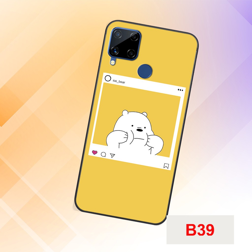 ÔP LƯNG OPPO REALME C11/C12/C15 HÌNH CHÚ GẤU BEER CỰC HOT 2021
