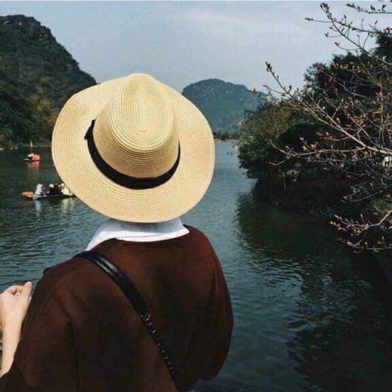 17 mũ cói phớt nam nữ