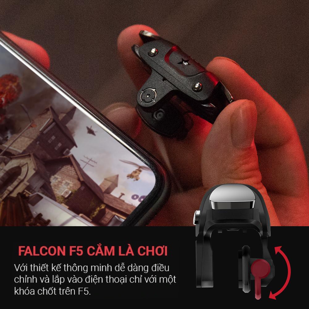 Nút bấm game GameSir F5 Falcon mini tự động autotap cực khủng, siêu nhanh, siêu nhỏ gọn chơi game PUBG, Call of Duty