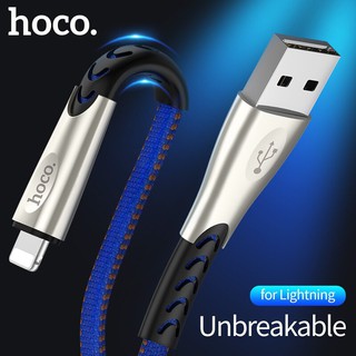 Cáp sạc iPhone HOCO U48 2.4A USB to Lightning dài 1.2m