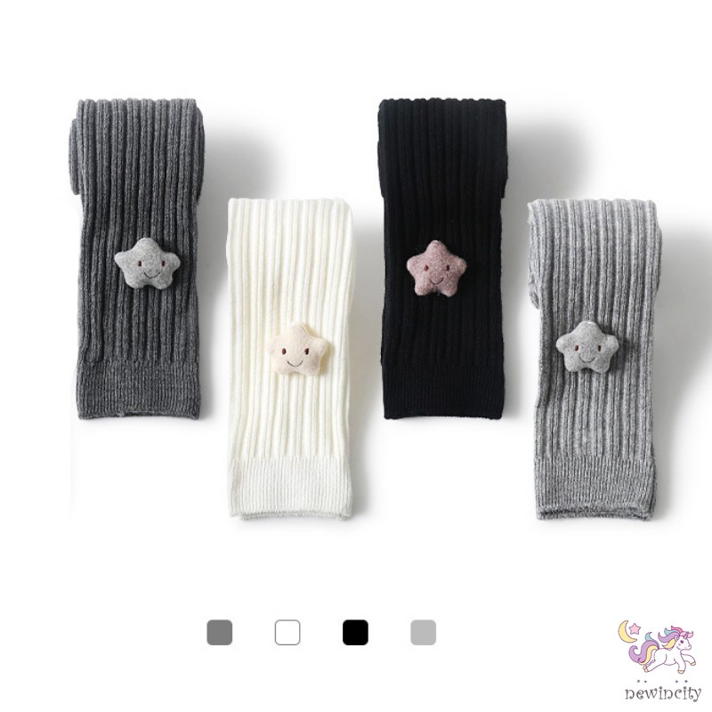 Quần Legging Dệt Kim Dáng Ôm Kiểu Hàn Quốc Thời Trang Mùa Thu Cho Bé Gái