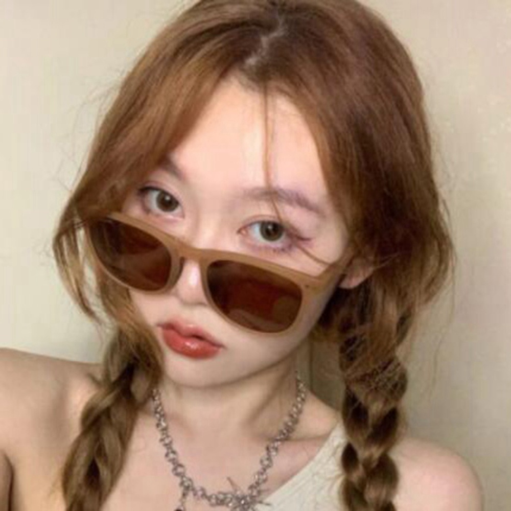 Cod Qipin Kính Mát Phân Cực Chống Tia UV Kiểu Dáng Đơn Giản Có Thể Gập Lại Cho Nữ Ốp