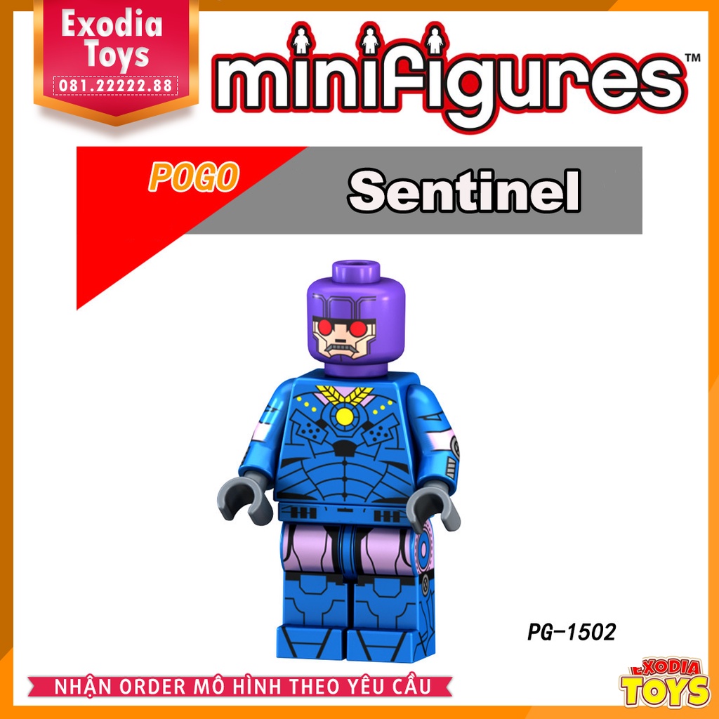 Xếp hình Minifigure Siêu anh hùng vũ trụ Marvel và DC Comics - Đồ Chơi Lắp Ghép Sáng Tạo - POGO PG8121