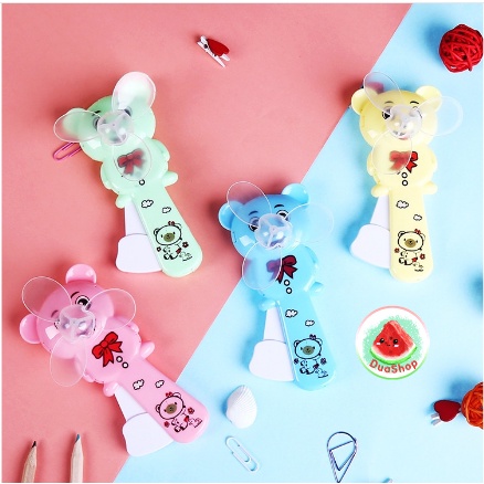 Quạt bóp tay hình thú đáng yêu - Quạt nhựa bóp tay xua tan nóng bức 🍉Duashop🍉
