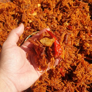 Khô heo cháy tỏi - lon 150gr
