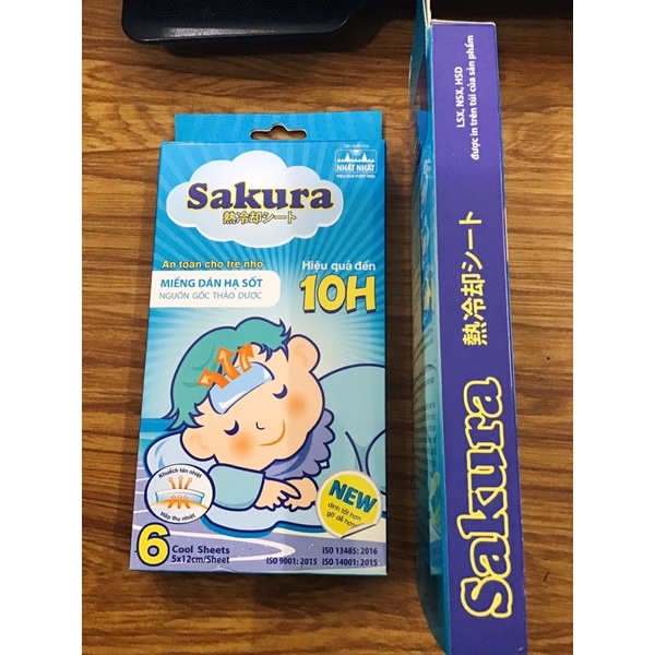 Miếng dán hạ sốt Sakura  - Nguồn gốc thảo dược