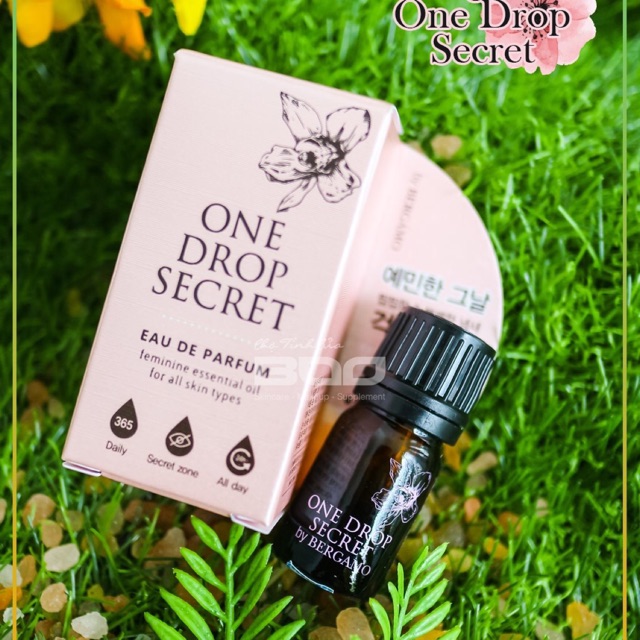 Nước hoa vùng kín Bergamo One Drop Secret Korea Hàn Quốc 5ml (chính hãng)