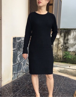 💥💥 Đầm len dáng suông tay dài