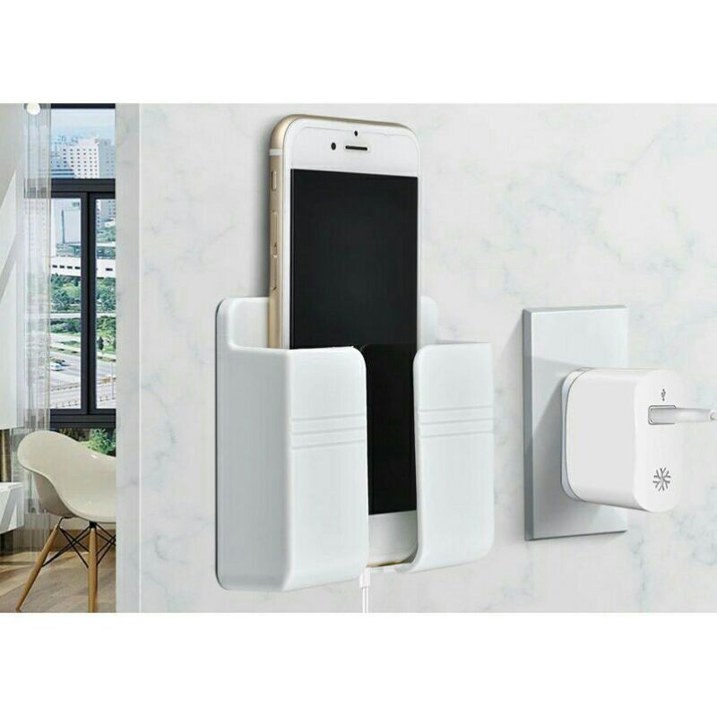 Kệ dán tường để remote, đồ dùng,  giá đỡ sạc điện thoại | BigBuy360 - bigbuy360.vn