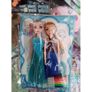 Đồ chơi búp bê elsa anna
