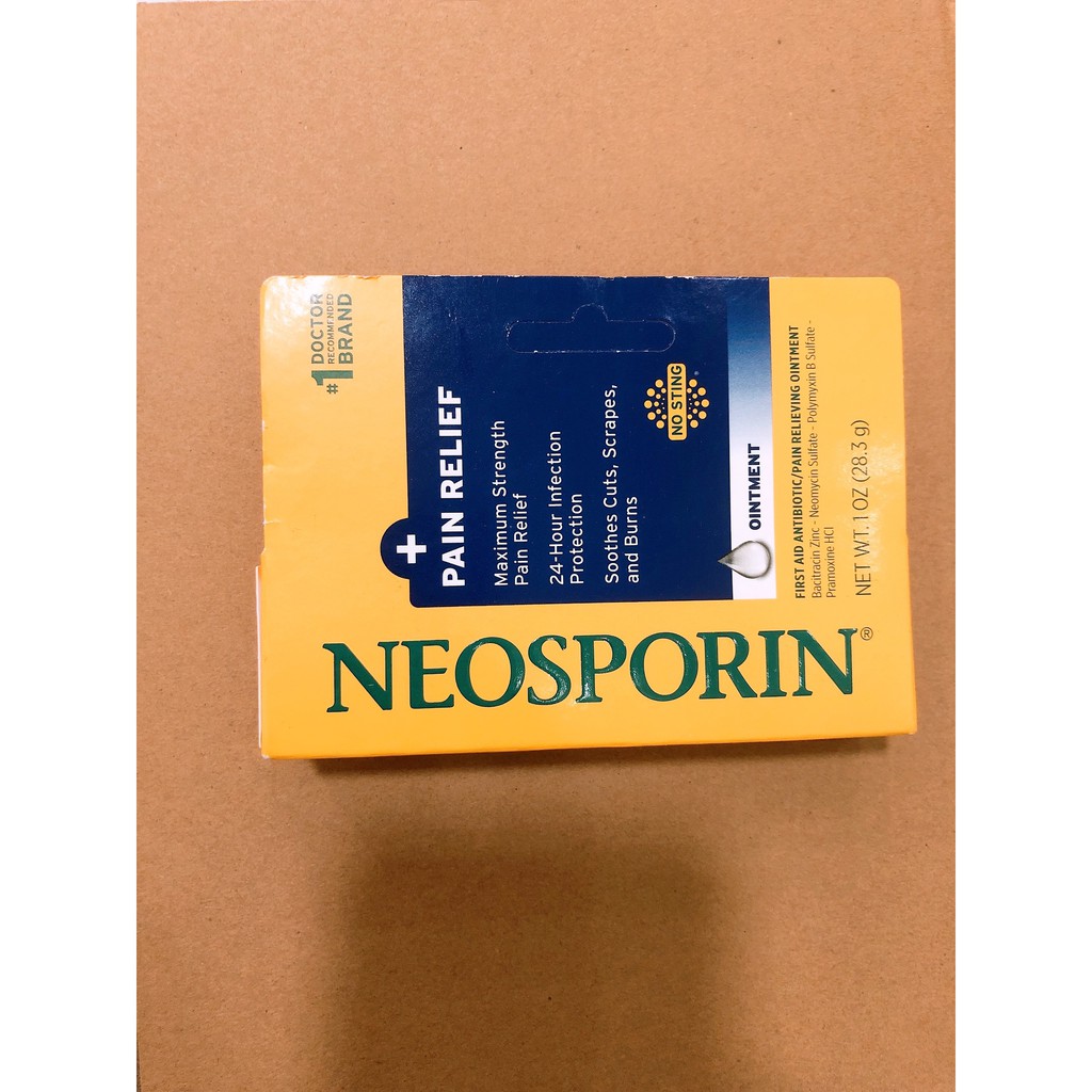 Kem Mỡ Kháng sinh Hỗ Trợ Vết Thương bỏng Neosporin Original Ointment 14.2g - Nhiều Màu