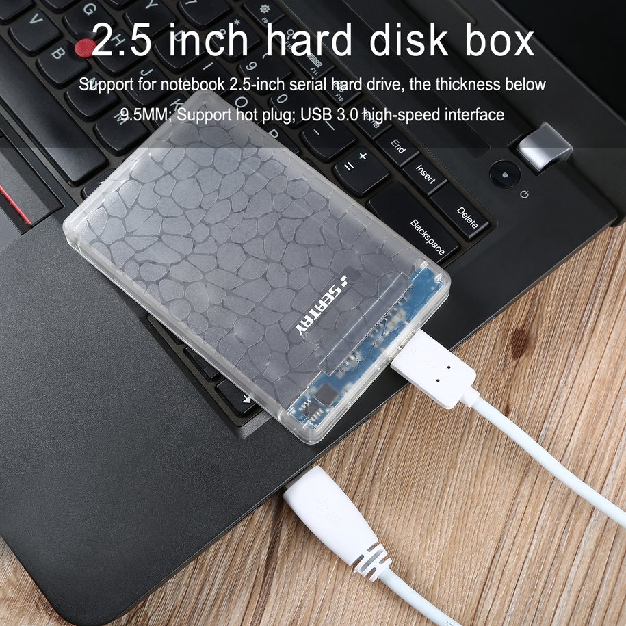 Khay ổ cứng HDD Seatay HD101 2.5inch USB3.0 kèm phụ kiện chuyên dụng | BigBuy360 - bigbuy360.vn
