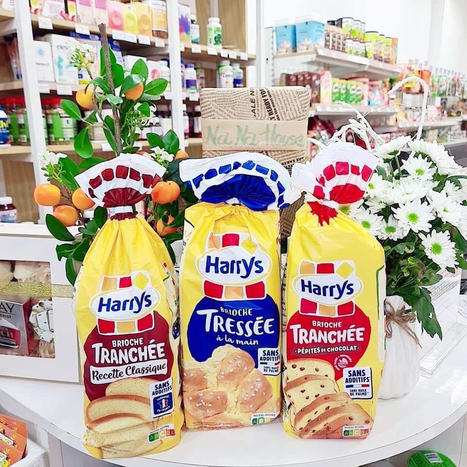 Bánh mỳ hoa cúc Harrys Brioche Tressée 500g Pháp ( luôn cập nhật date mới nhất, hàng mới về mỗi tuần)