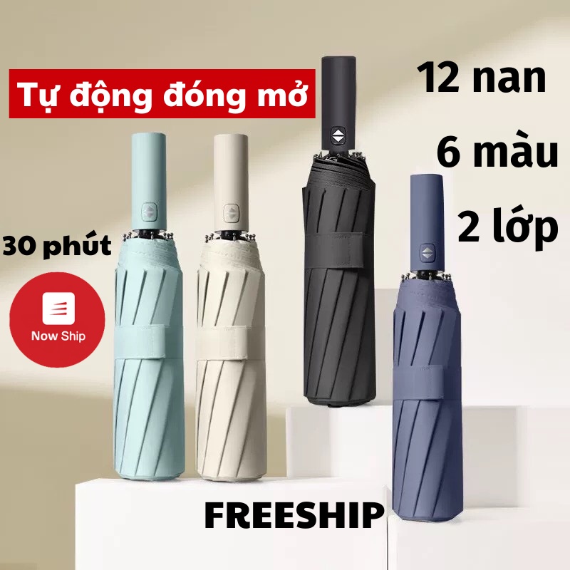 Dù Che Nắng Ô Che Cao Cấp 12 Nan Chống Tia UV KHO GIA DỤNG TRẦN PHÚ