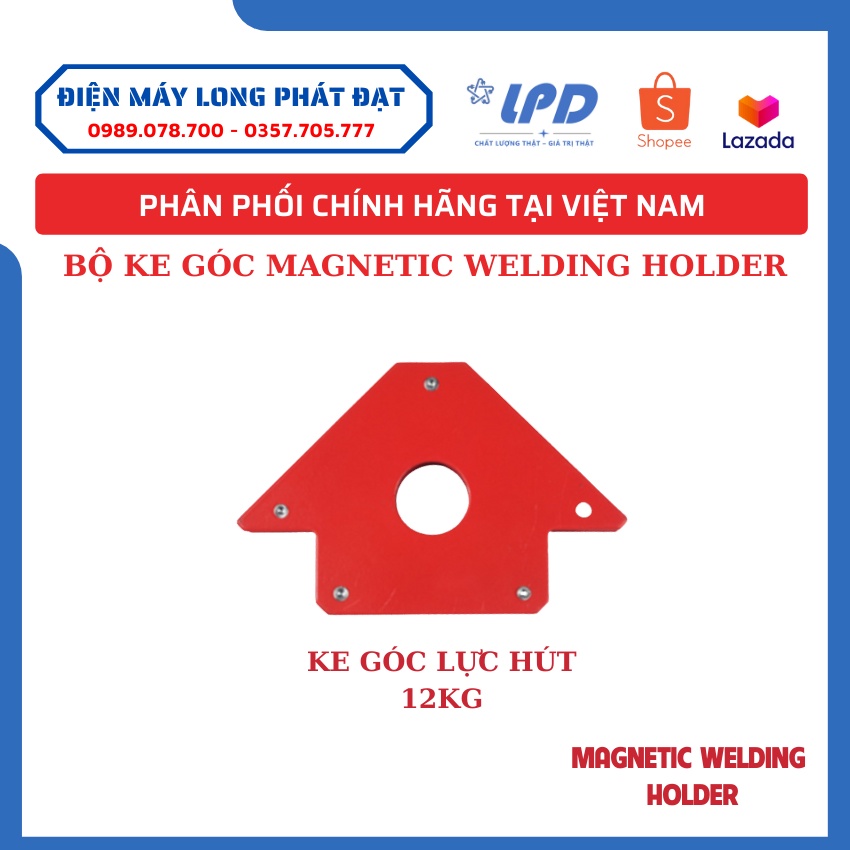 Bộ 2 nam châm ke góc vuông lực hút 12kg - chính hãng 100%