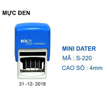 Con Dấu Date mini - chính hãng châu âu