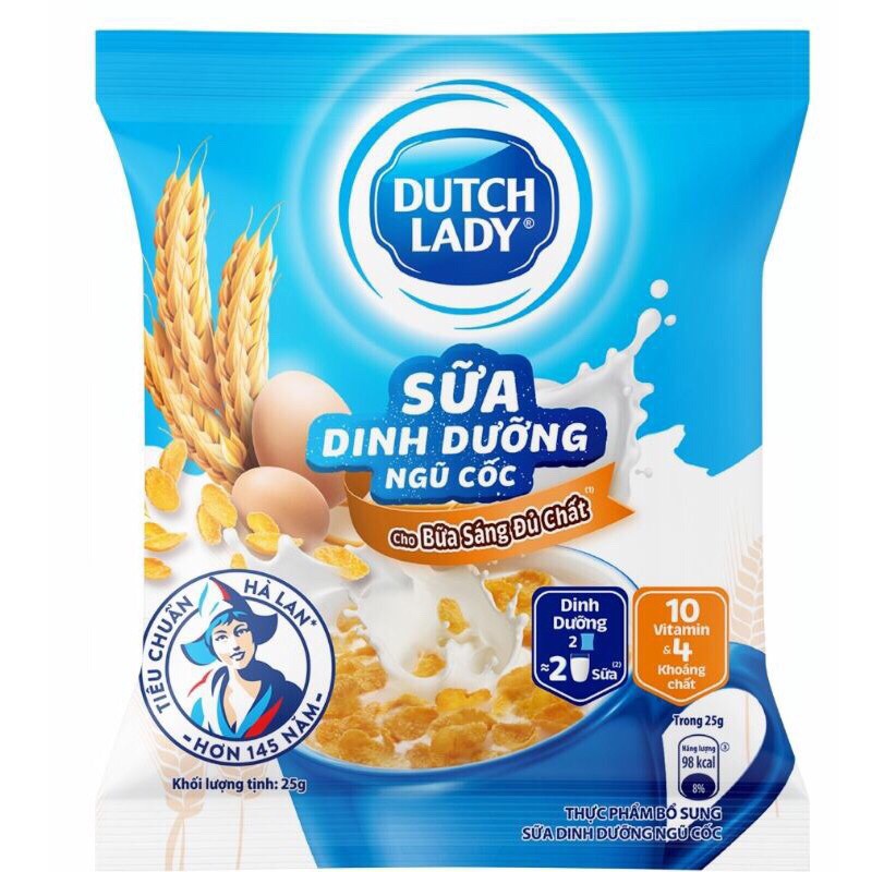 Sữa Dinh Dưỡng+ Ngũ Cốc Dutch Lady(Bữa sáng đủ chất)