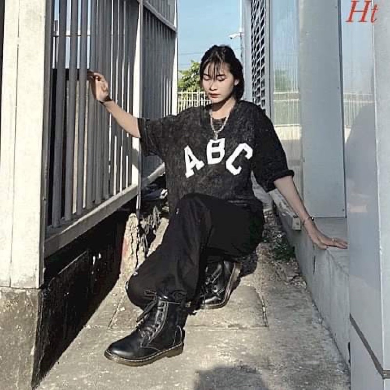 Áo loang chữ ABC H2A758