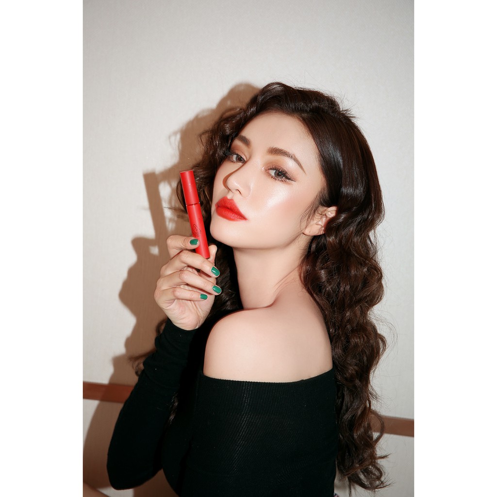 Son kem lì màu đỏ cam STYLENANDA VELVET LIP TINT 4G #CHILDLIKE | BigBuy360 - bigbuy360.vn