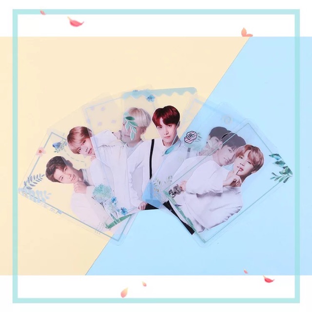 Set card trong 7 tấm BTS