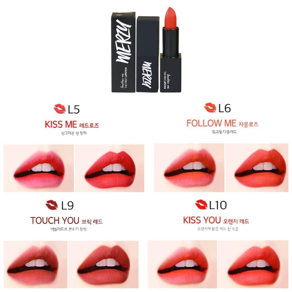 Son Thỏi Lì Merzy #L4, #L5, #L6, #L9, #L10 | BigBuy360 - bigbuy360.vn