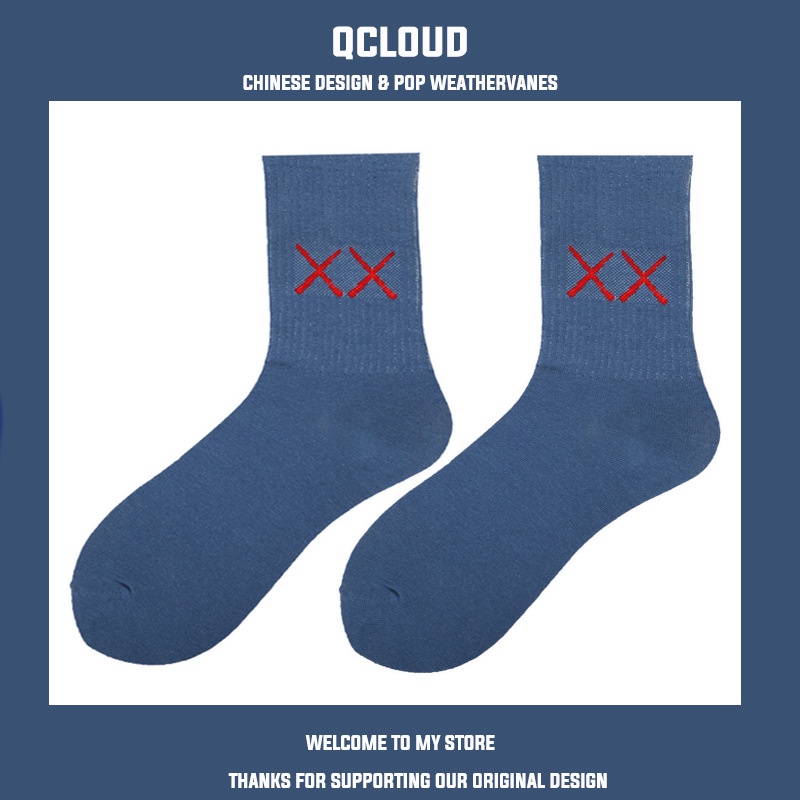 WAFNHA D534 Vớ Cotton Thể Thao Thời Trang Dành Cho Nam