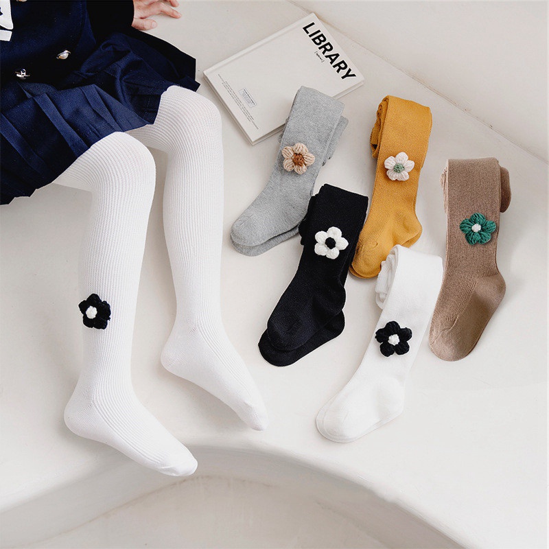 Quần Tất Legging Hoa Nhỏ Cho Bé Gái 1-8 Tuổi